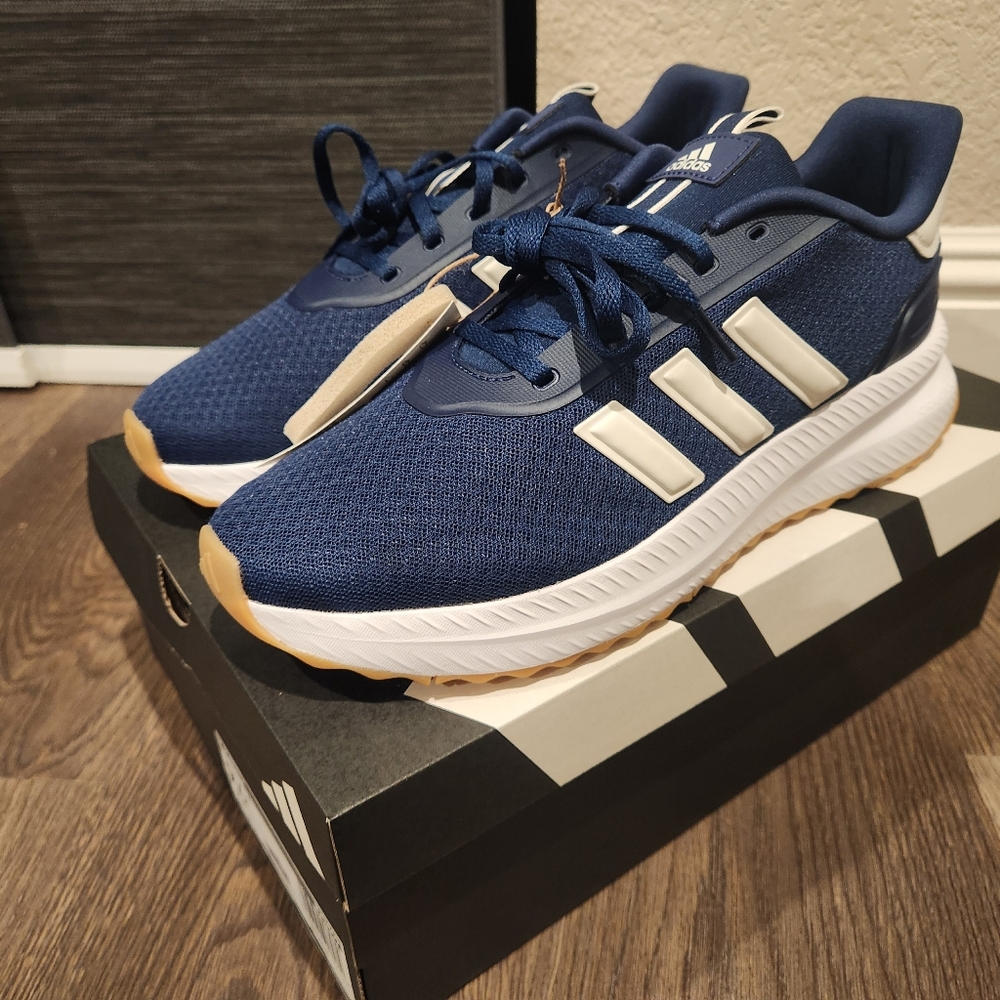 Adidas Men X_PLR Path Shoes - Dark Blue / Core White / Gum - Size 9.5